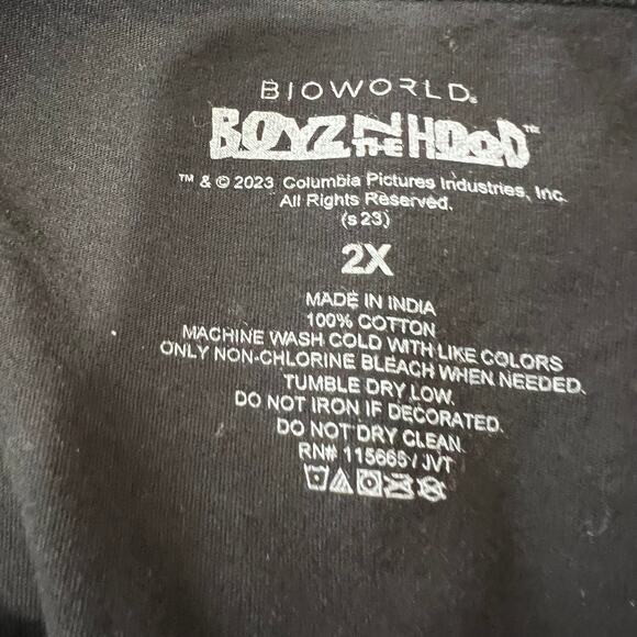 Bioworld Boyz In The Hood Ice Cube Black Tee NWOT Size 2X - Picture 6 of 6